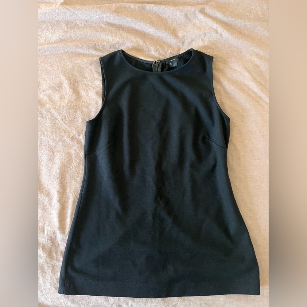 Theory Black Wool Shell